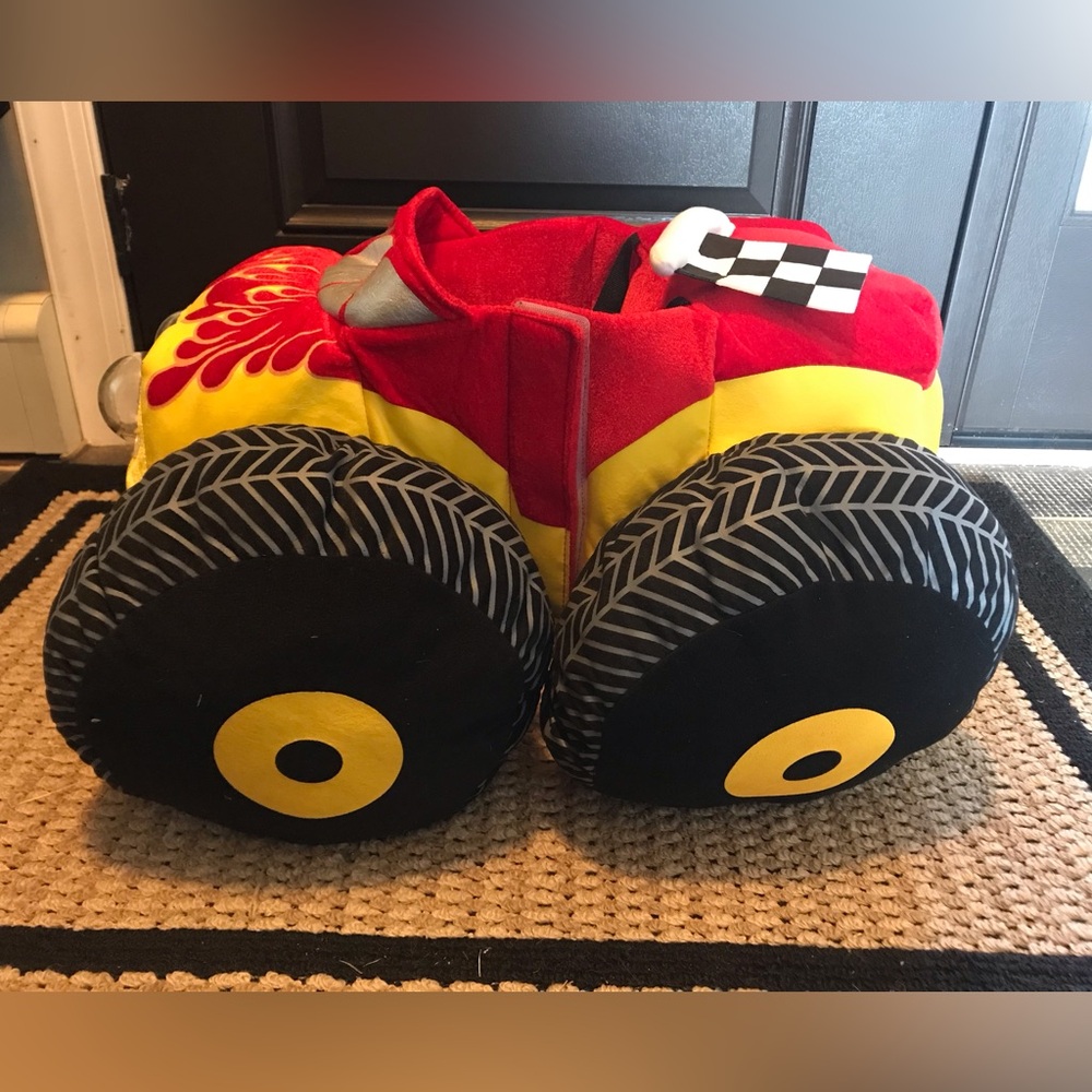 FAO Schwarz Monster Truck Race Car Costume Plush With Lights Sound
